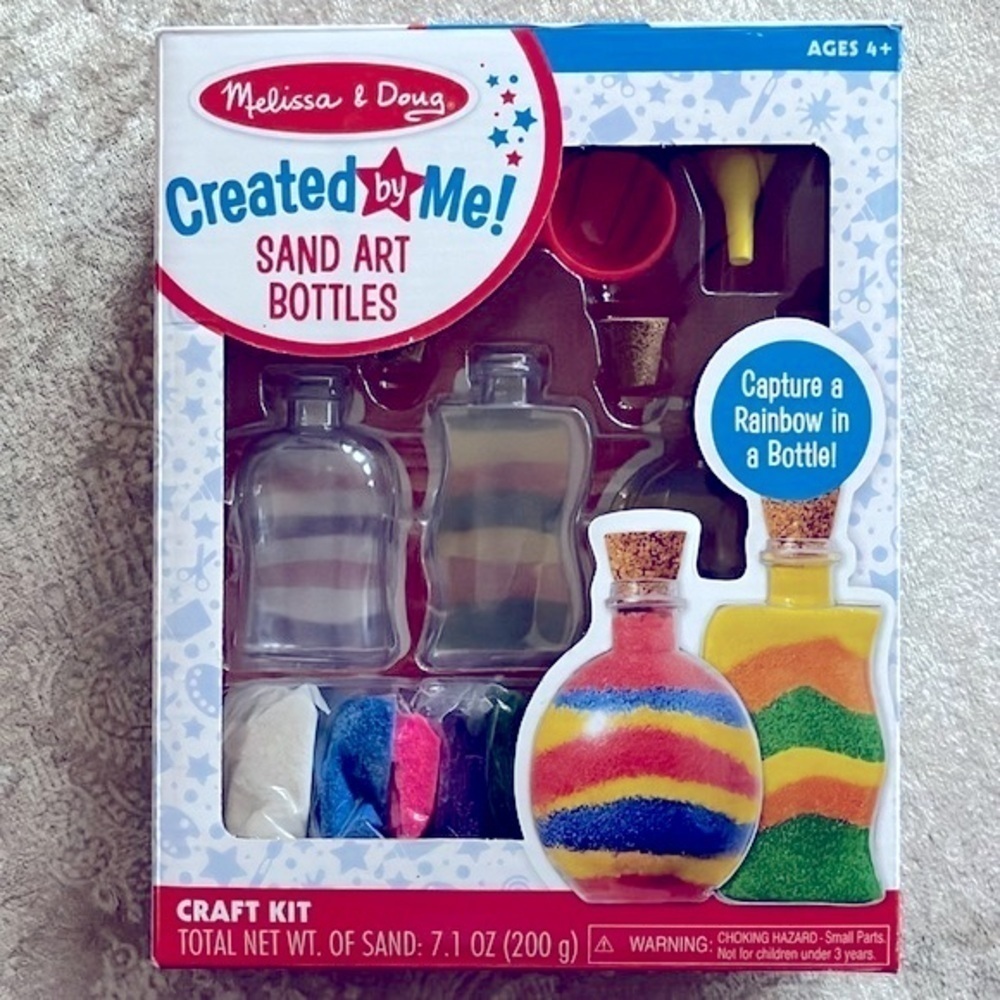 Brand New Melissa & Doug Created By Me Sand Art Bottles Craft Kid Colorful Toy